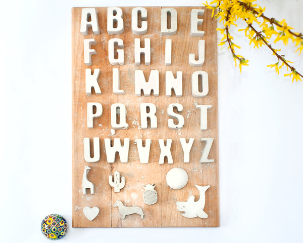 Concrete Letters - Personalised Gift - Alphabet